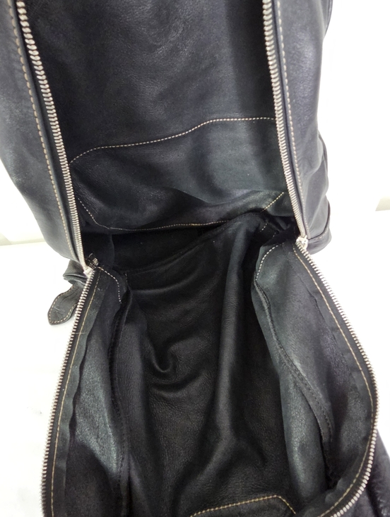 VINTAGE RUFFO Italy Archive Multi-Zip Soft Leather Backpack Avant 